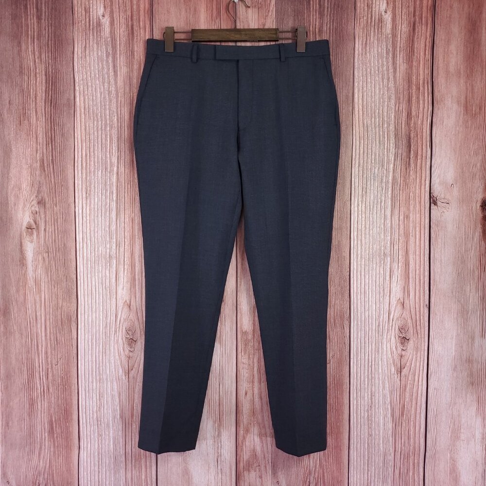 *READ* NWT Charles Tyrhitt Mens 34X29(32) Wool Slim Fit Performance Suit Trouser